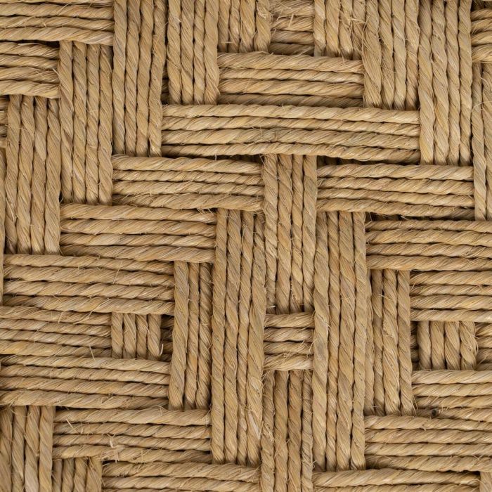 Banqueta Madera 40 x 40 x 40 cm Fibra natural 2 Banqueta Madera 40 x 40 x 40 cm Fibra natural 2
