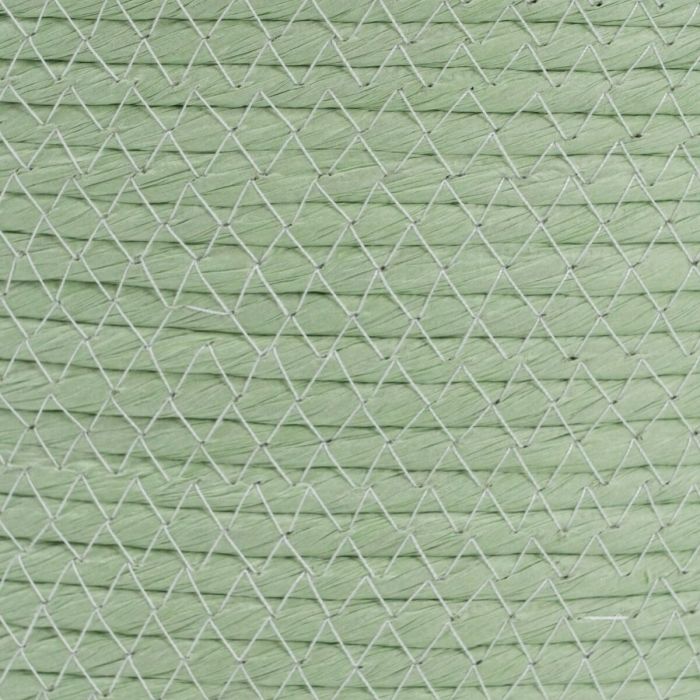 Juego de Cestos Cuerda 33 x 33 x 38 cm Verde Claro (3 Piezas) 2