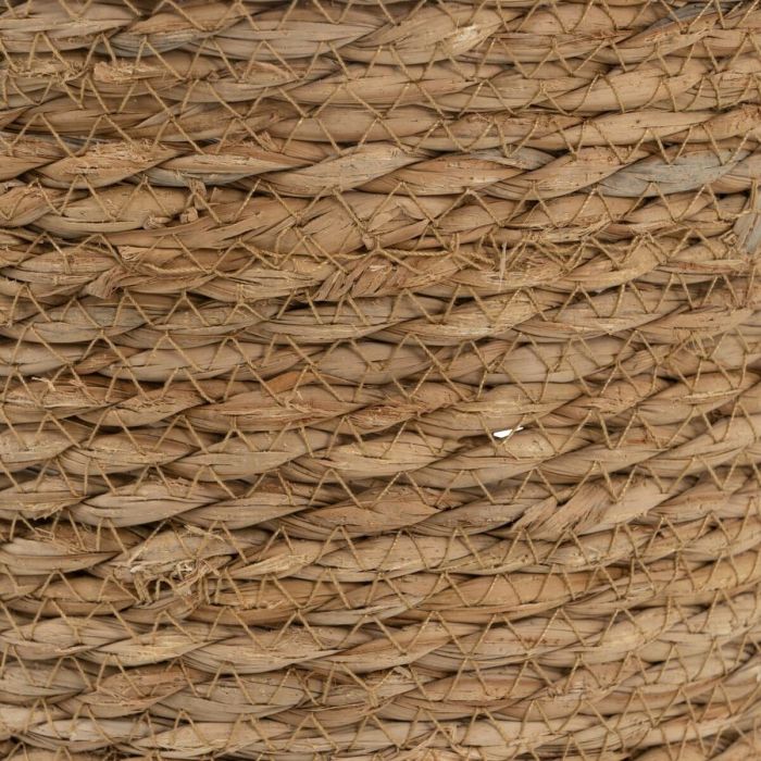 Juego de Cestos Natural 17 x 17 x 20 cm Fibra natural (3 Piezas) 2