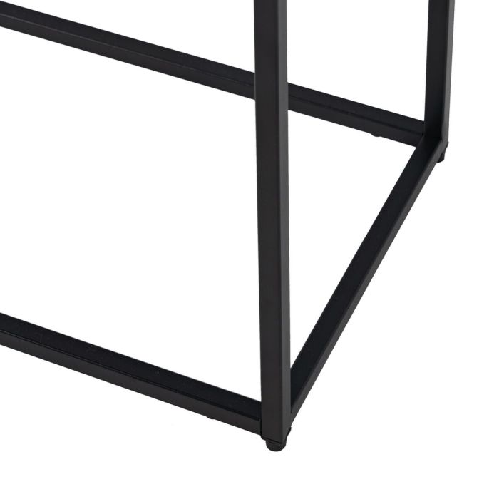 Mueble de TV 80 x 30 x 81 cm Negro Acero 1
