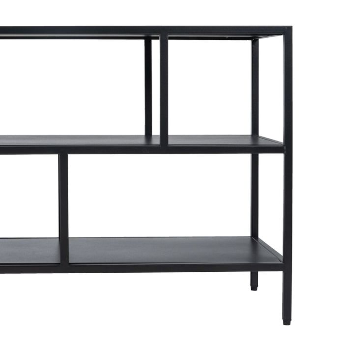 Mueble de TV 120 x 32 x 55 cm Negro Acero 3