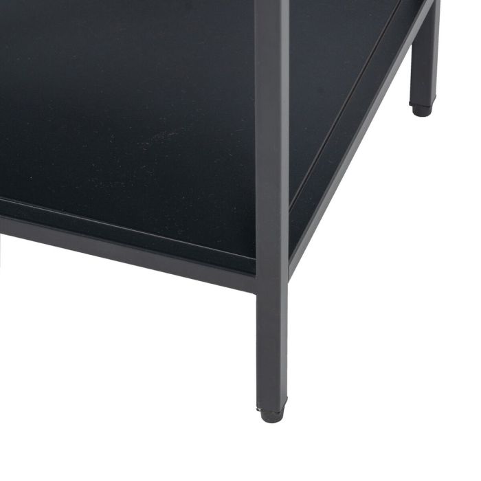 Mueble de TV 120 x 32 x 55 cm Negro Acero 1