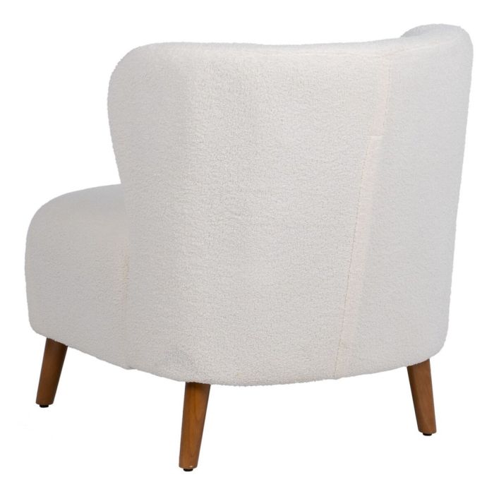 Sillón 72 x 78 x 82 cm Madera de caucho Blanco 8