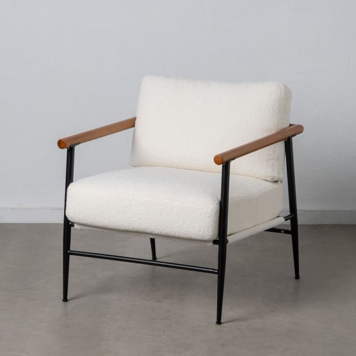 Sillón Blanco Negro 70 x 76 x 81 cm 9