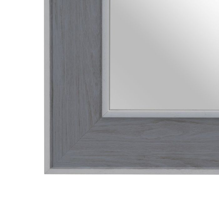 Espejo de pared 66 x 2 x 86 cm Gris Madera Blanco 1