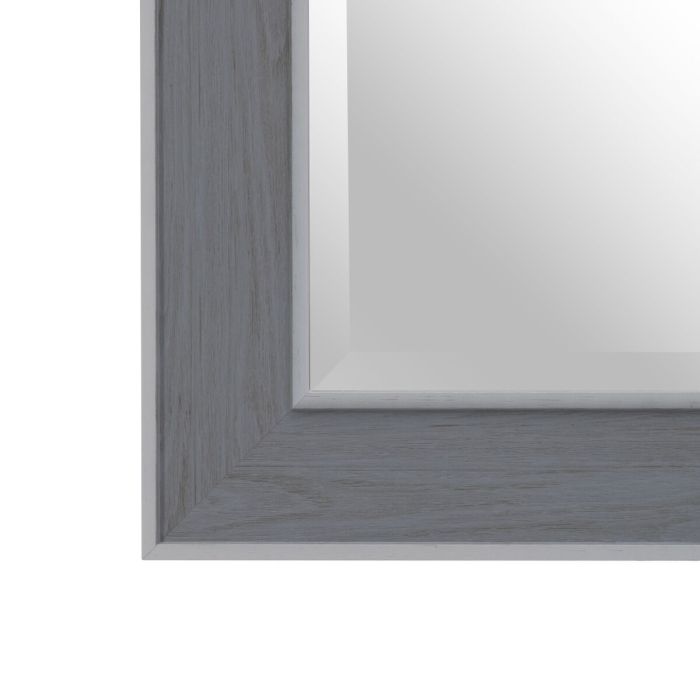 Espejo de pared 56 x 2 x 126 cm Gris Madera Blanco 1