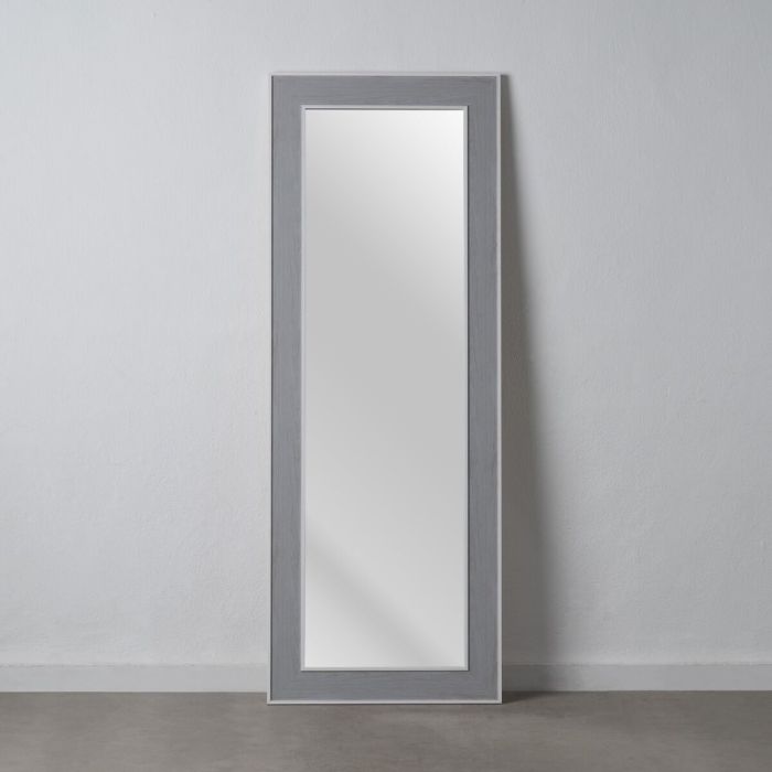 Espejo 56 x 2 x 156 cm Gris Madera Blanco 1