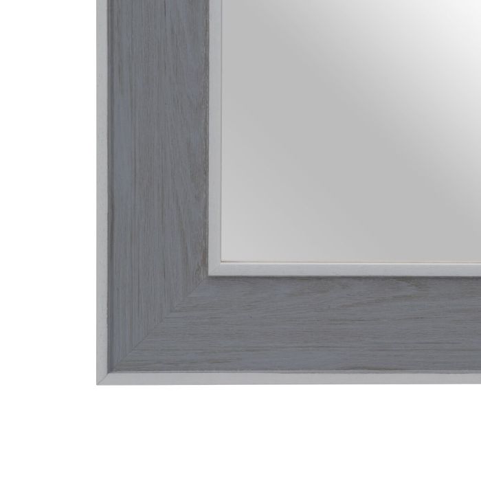 Espejo 56 x 2 x 156 cm Gris Madera Blanco 2