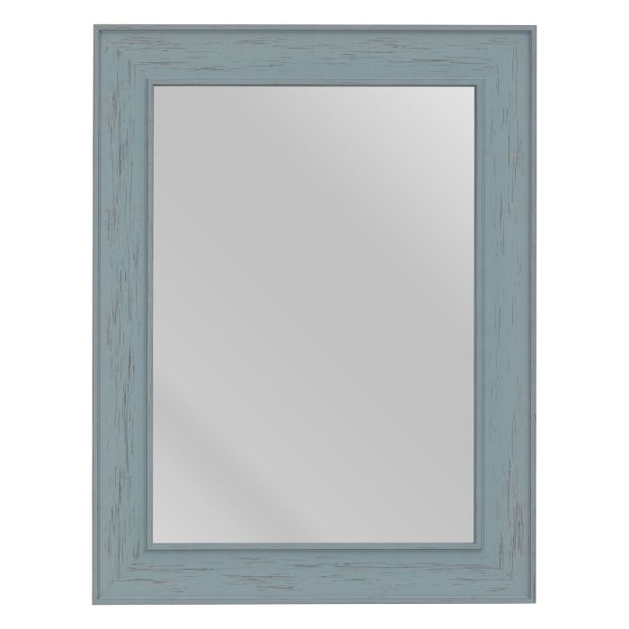 Espejo de pared 66 x 2 x 86 cm Azul Madera