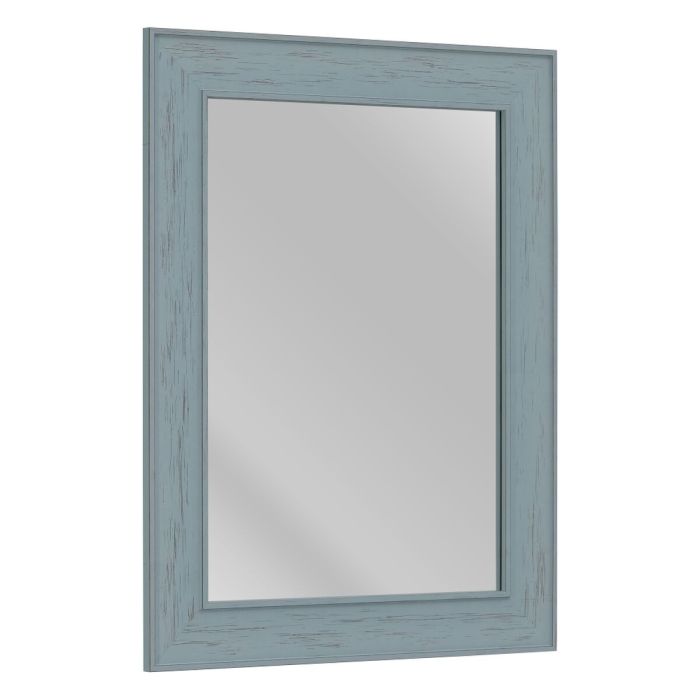 Espejo de pared 66 x 2 x 86 cm Azul Madera 4
