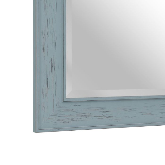 Espejo de pared 56 x 2 x 126 cm Azul Madera 2