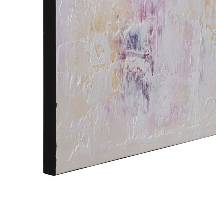 Lienzo Blanco Morado Abstracto 120 x 3,5 x 120 cm 2