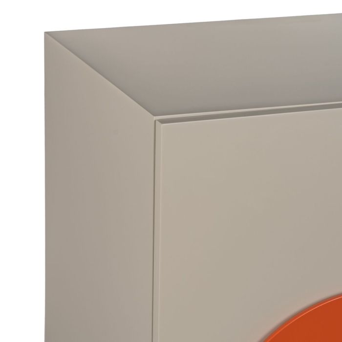 Aparador NECTO Naranja Taupé Hierro Madera MDF 75 x 41,8 x 123 cm 7