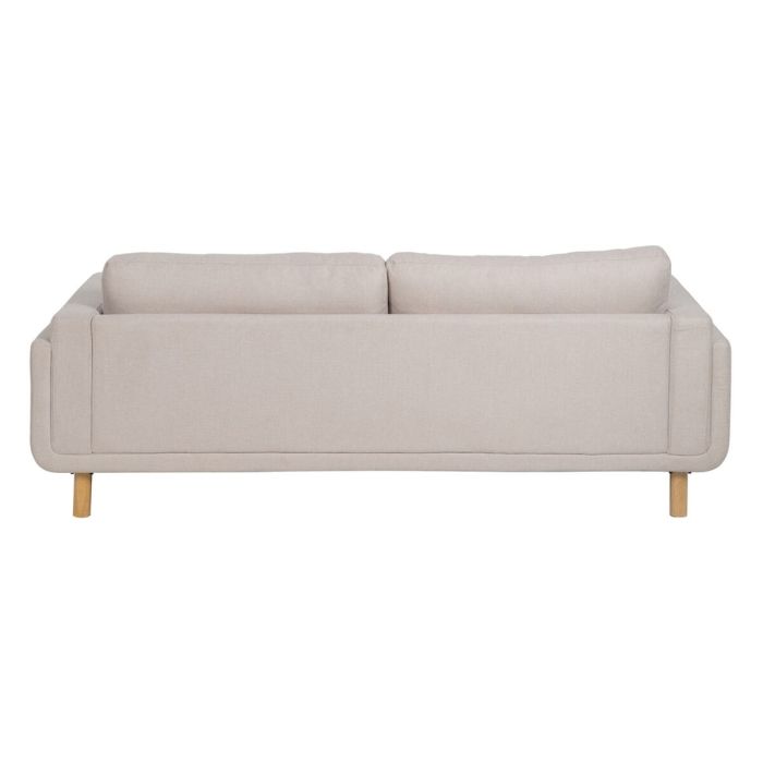 Sofá de 3 Plazas Beige 216 x 90 x 82 cm 6