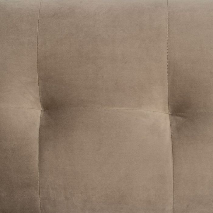 Sofá 198 x 81 x 72 cm Champán Tejido Sintético Madera Terciopelo 4 Sofá 198 x 81 x 72 cm Champán Tejido Sintético Madera Terciopelo 4