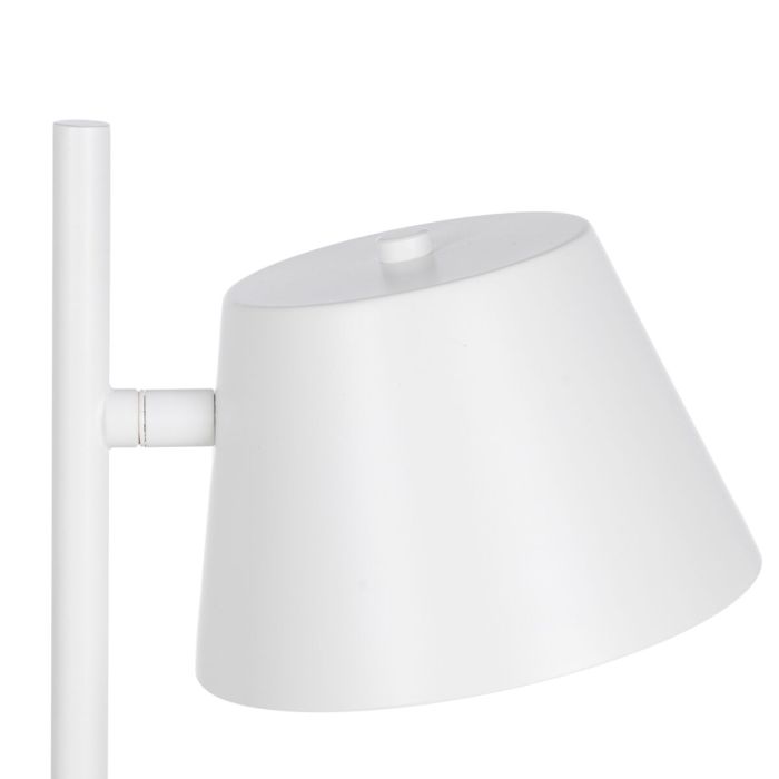 Lámpara de mesa Blanco Metal Hierro 40 W 220 V 240 V 220 -240 V 20 x 20 x 44 cm 6 Lámpara de mesa Blanco Metal Hierro 40 W 220 V 240 V 220 -240 V 20 x 20 x 44 cm 6