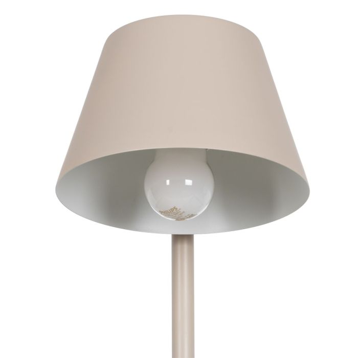 Lámpara de mesa Crema Metal Hierro 40 W 220 V 240 V 220 -240 V 20 x 20 x 44 cm 5 Lámpara de mesa Crema Metal Hierro 40 W 220 V 240 V 220 -240 V 20 x 20 x 44 cm 5