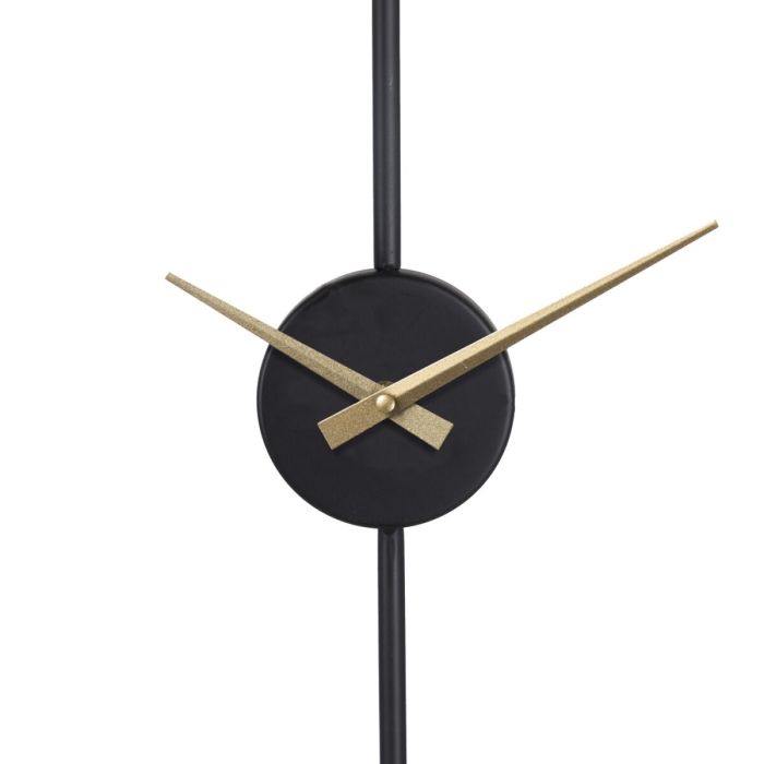 Reloj de Pared 50 x 5 x 62 cm Negro Metal 4