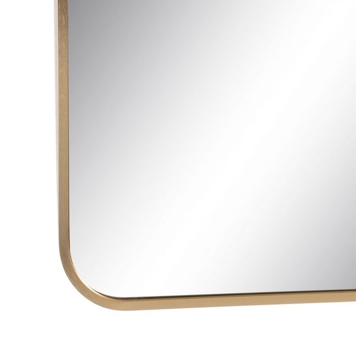 Espejo de pared Dorado Aluminio Cristal 76 x 3 x 101 cm 5