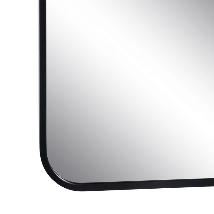 Espejo de pared Negro Aluminio Cristal 76 x 3 x 101 cm 5