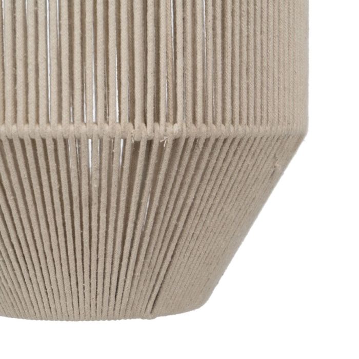 Lámpara de Techo Cuerda Crema 26 x 26 x 65 cm 4 Lámpara de Techo Cuerda Crema 26 x 26 x 65 cm 4