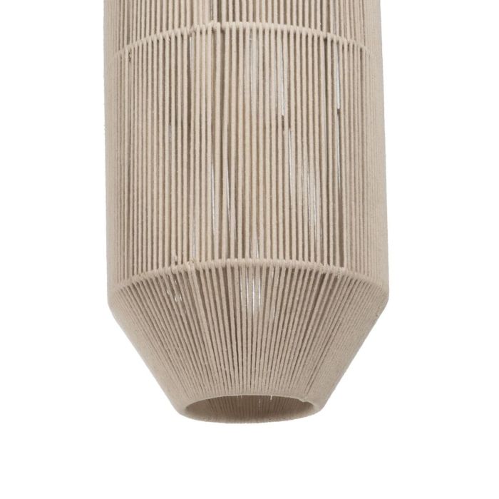Lámpara de Techo Cuerda Crema 26 x 26 x 65 cm 3 Lámpara de Techo Cuerda Crema 26 x 26 x 65 cm 3