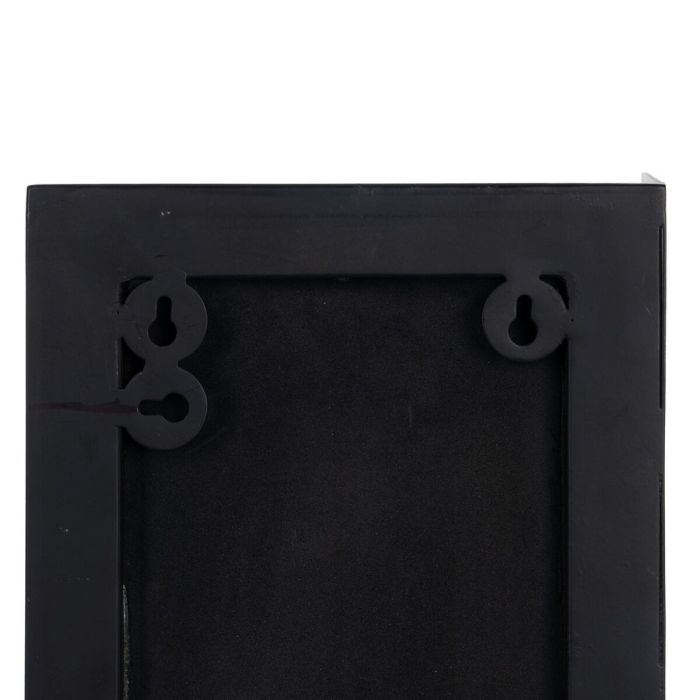 Espejo de pared 20 x 12 x 50 cm Negro Dorado Metal 1