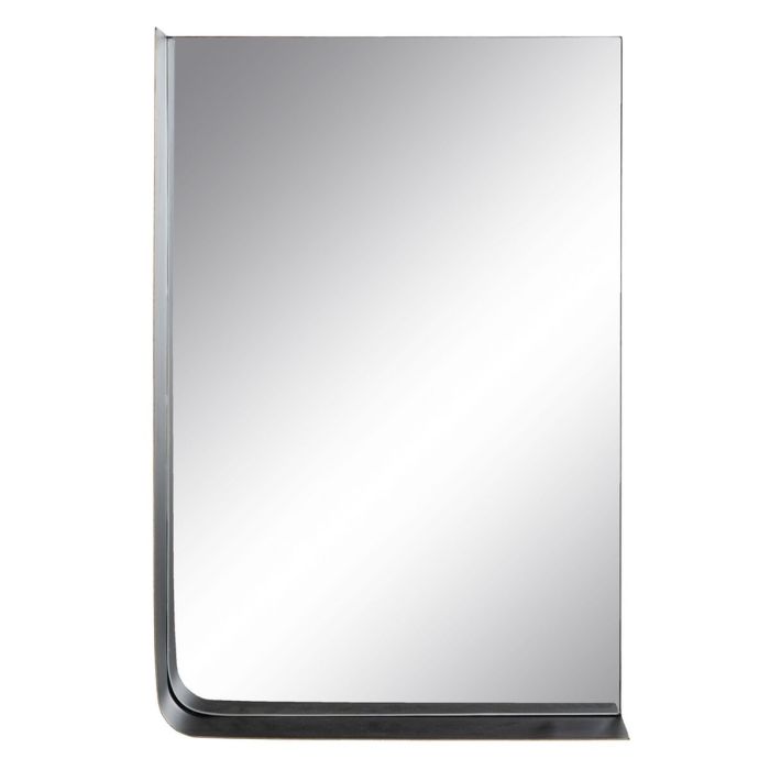 Espejo de pared 40 x 12 x 60 cm Negro Dorado Metal 7
