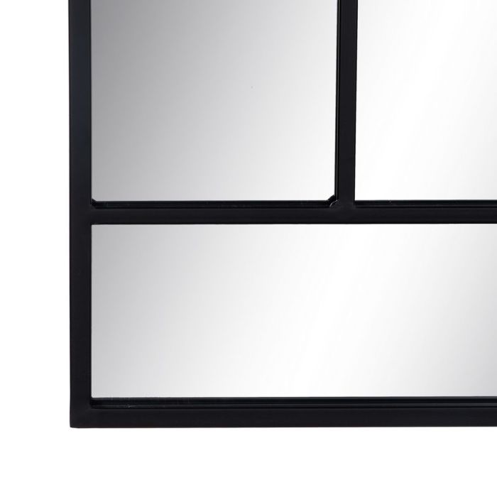 Espejo de pared Negro Cristal Hierro Vertical 60 x 2 x 90 cm 5