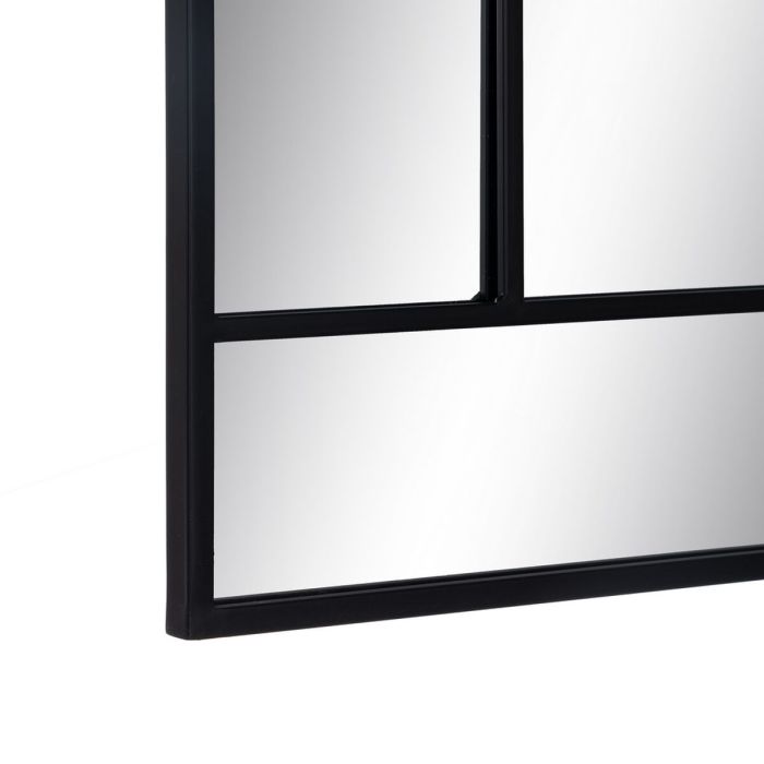 Espejo de pared Negro Cristal Hierro Vertical 60 x 2 x 90 cm 3