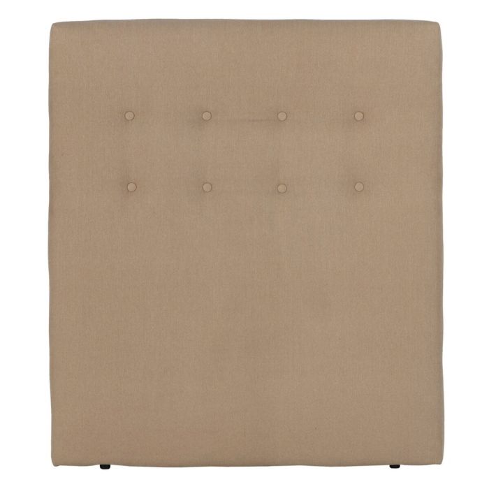 Cabecero de Cama 105 x 8 x 125 cm Tejido Sintético Beige 5 Cabecero de Cama 105 x 8 x 125 cm Tejido Sintético Beige 5