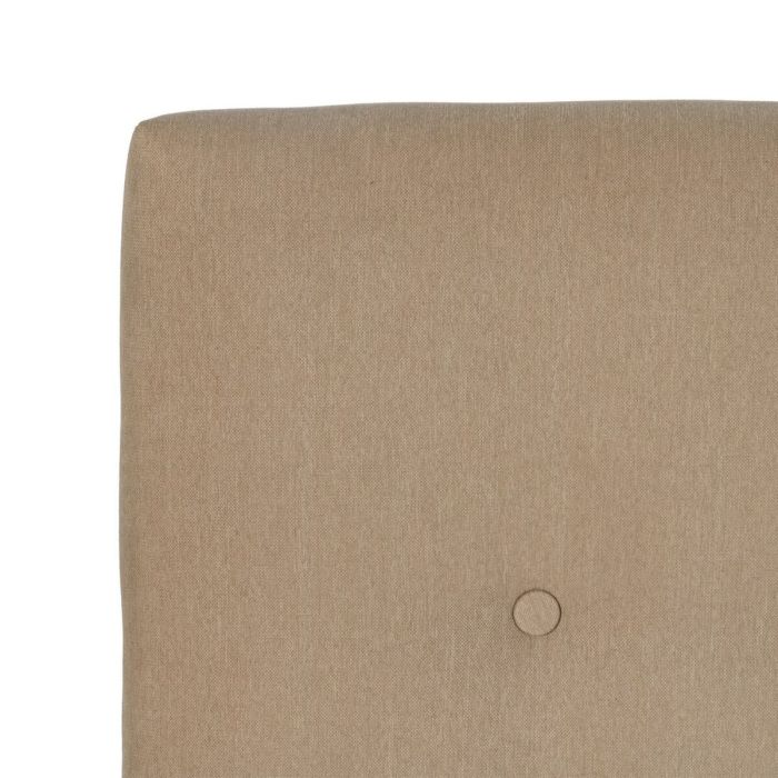 Cabecero de Cama 105 x 8 x 125 cm Tejido Sintético Beige 4 Cabecero de Cama 105 x 8 x 125 cm Tejido Sintético Beige 4