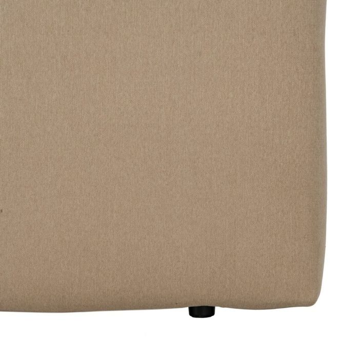 Cabecero de Cama 105 x 8 x 125 cm Tejido Sintético Beige 1 Cabecero de Cama 105 x 8 x 125 cm Tejido Sintético Beige 1