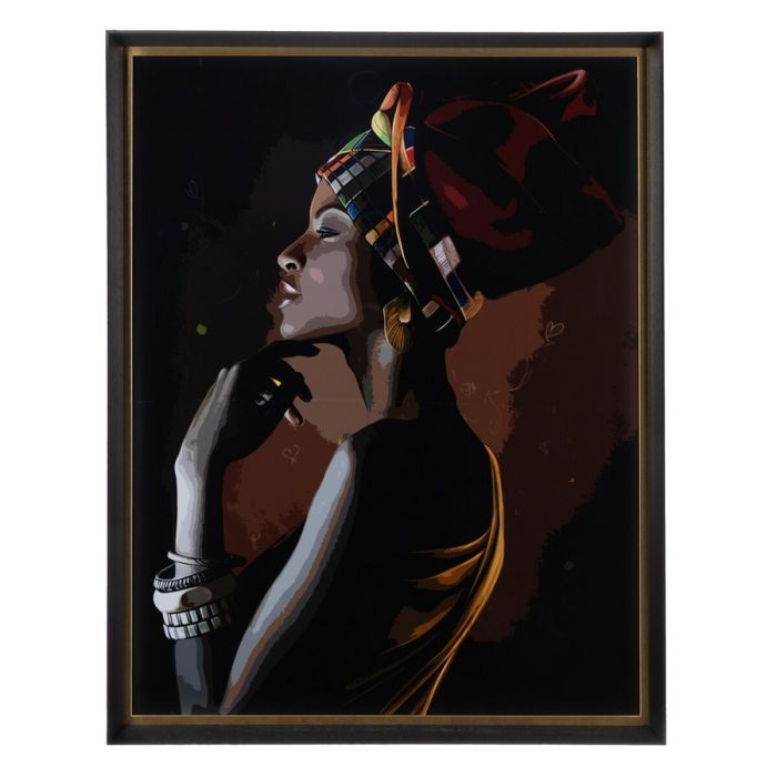 Lienzo Negro Africana 84 X 4 X 106 CM