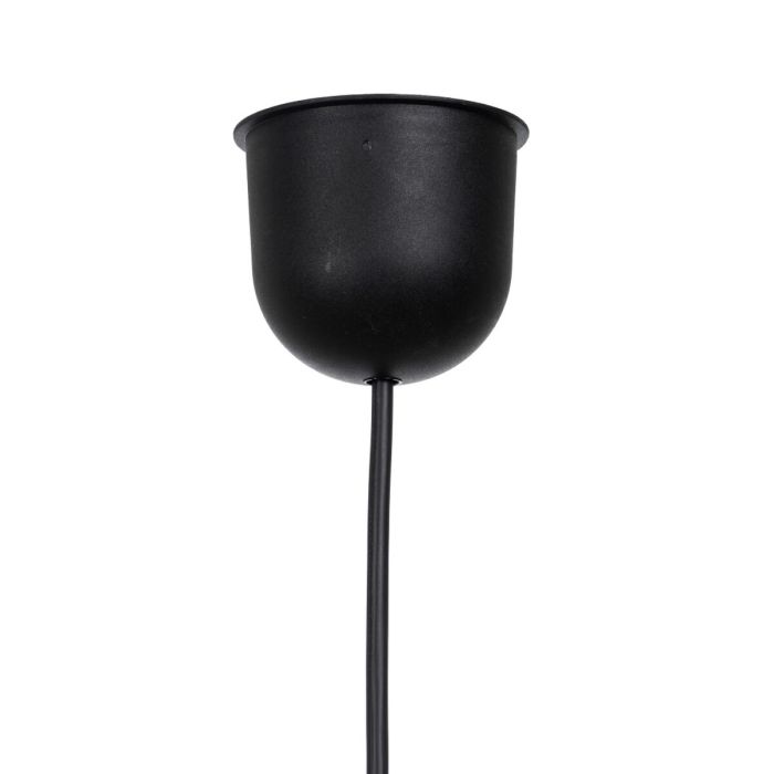 Lámpara de Techo Negro Natural Rafia Hierro Plástico 220-240 V 35 x 35 x 24 cm 1