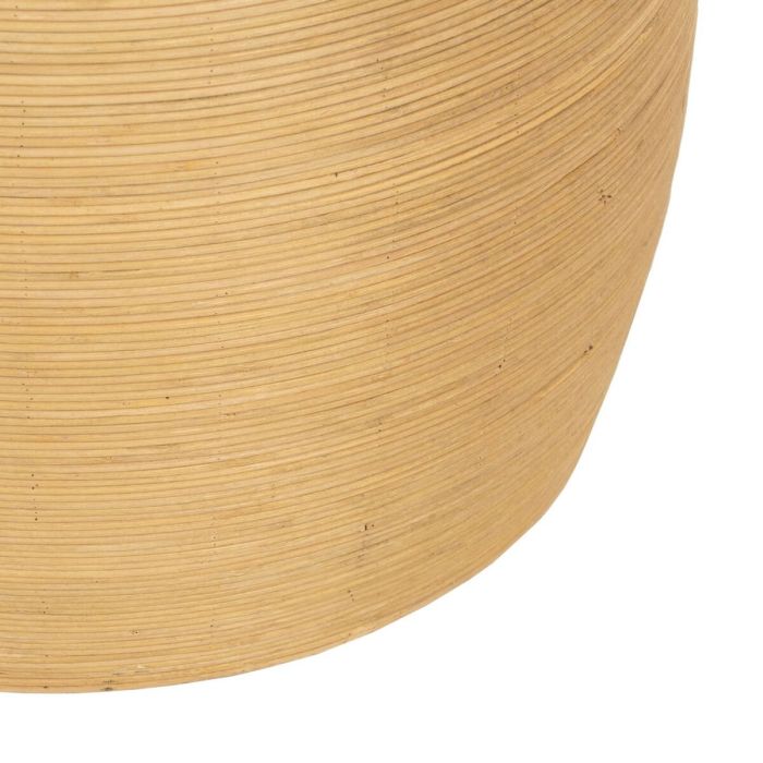 Mesa auxiliar Beige Bambú 49,5 x 49,5 x 37,5 cm 4