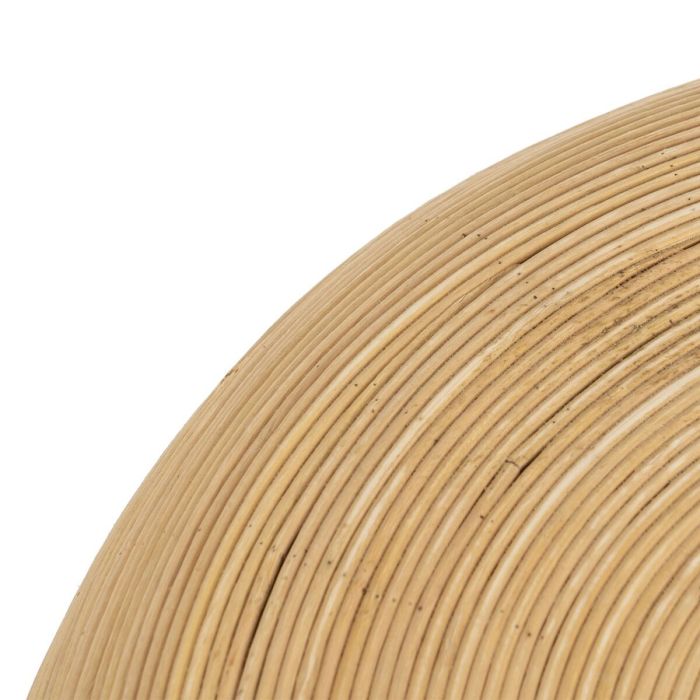 Mesa auxiliar Beige Bambú 49,5 x 49,5 x 37,5 cm 3