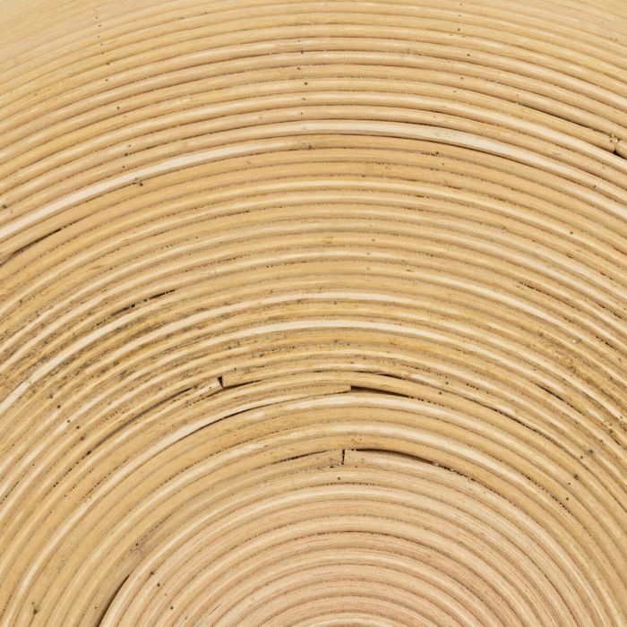 Mesa auxiliar Beige Bambú 49,5 x 49,5 x 37,5 cm 2