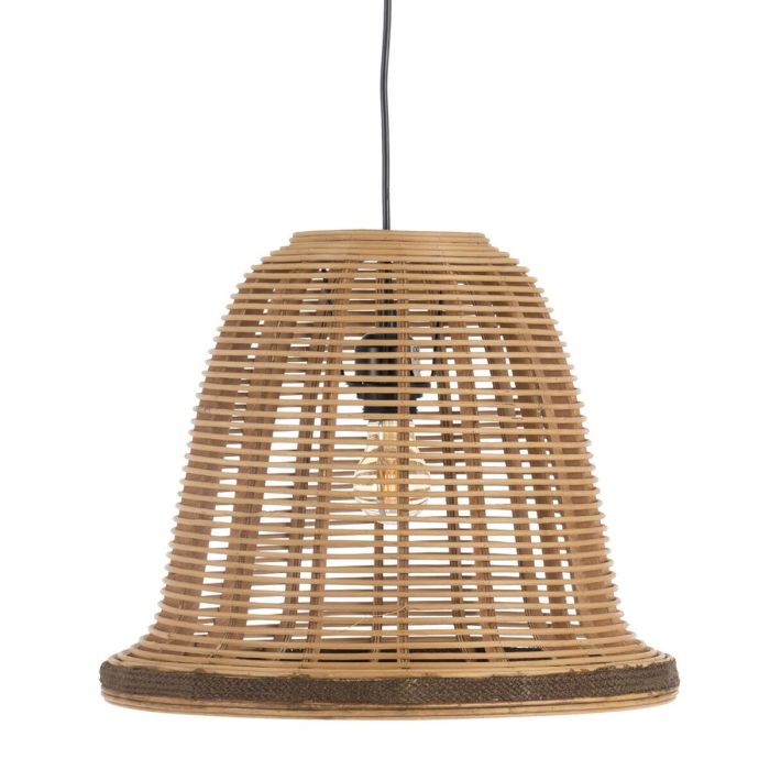 Lámpara de Techo Natural Bambú 220-240 V 41 x 41 x 33 cm (2 Unidades) 7
