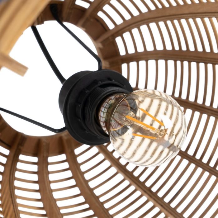 Lámpara de Techo Natural Bambú 220-240 V 41 x 41 x 33 cm (2 Unidades) 1