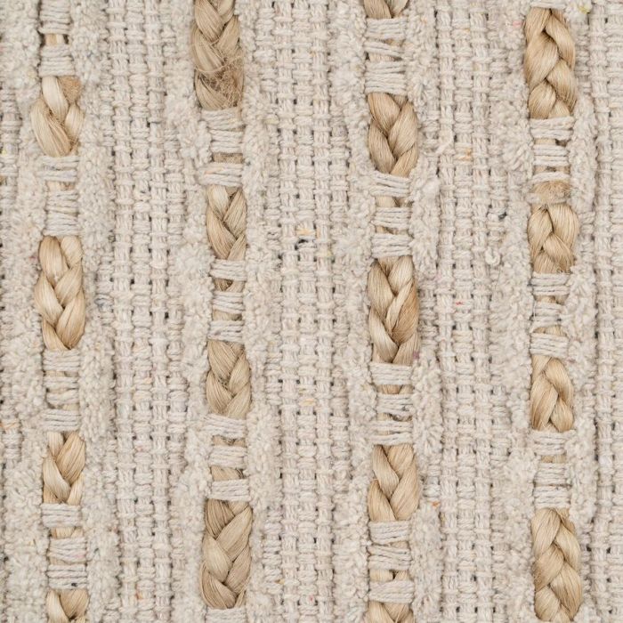 Alfombra Blanco Natural 70 % algodón 30 % Yute 160 x 230 cm 3
