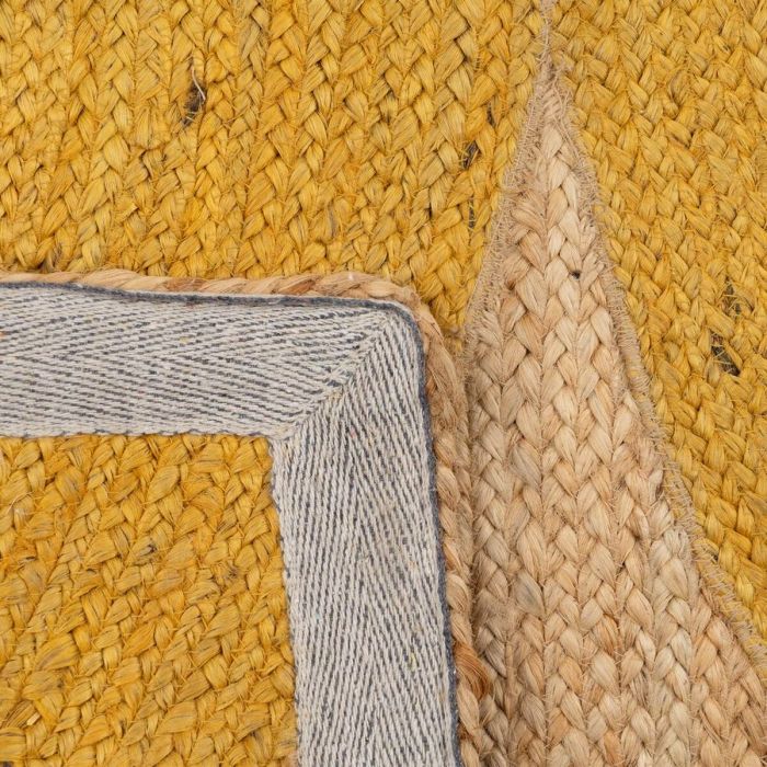 Alfombra Amarillo Natural 160 x 230 cm Yute 1