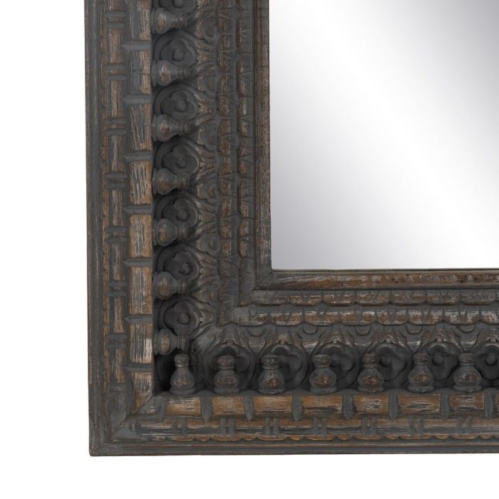 Espejo Vestidor Marrón oscuro Cristal Madera de mango Madera MDF Vertical 67,3 x 5,1 x 176,5 cm 3