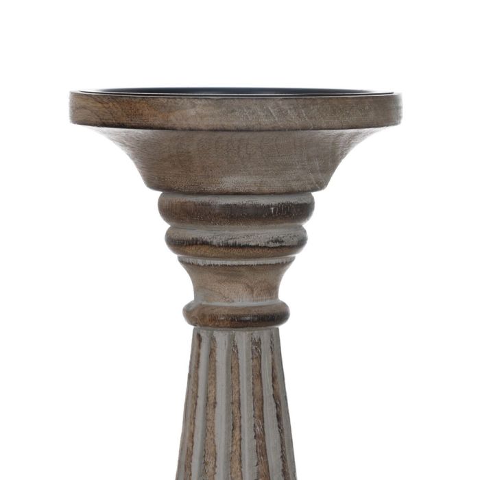 Candelabro Blanco Natural Hierro Madera de mango 18 x 18 x 53,3 cm 5