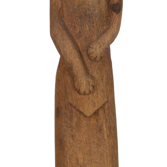 Figura Decorativa Natural Africano 14,5 x 9 x 38,5 cm (2 Unidades) 5