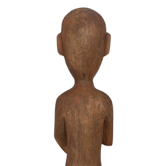 Figura Decorativa Natural Africano 14,5 x 9 x 38,5 cm (2 Unidades) 3