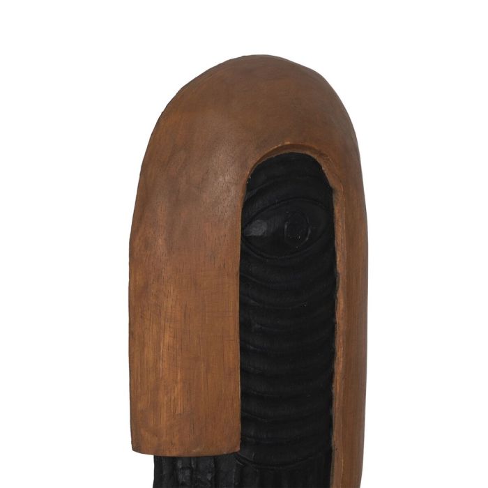 Figura Decorativa Marrón Máscara 17,5 x 10 x 50 cm 1