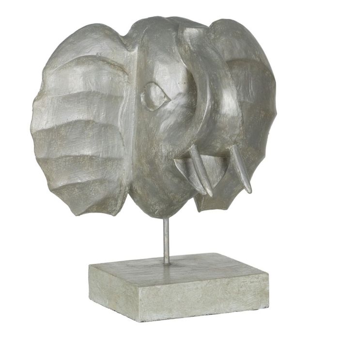 Figura Decorativa Plateado Elefante 35 x 21 x 35 cm 7
