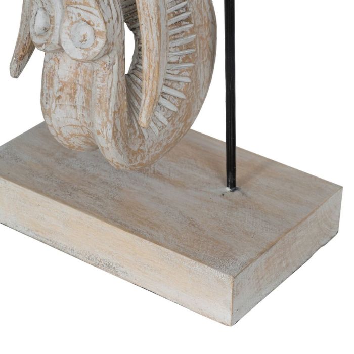 Figura Decorativa Blanco Dorado Natural Elefante 44 x 16 x 57 cm 1