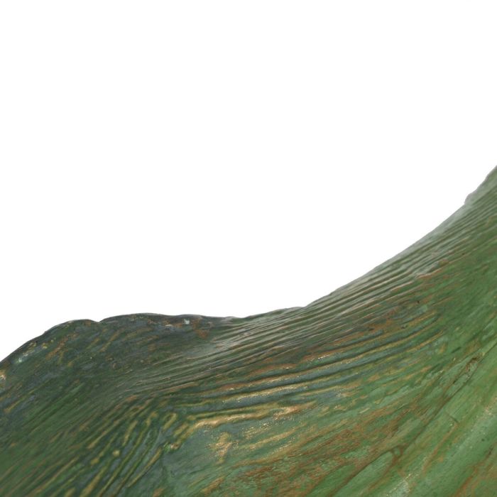 Centro de Mesa Concha Verde Gris 35 x 28 x 12 cm 3